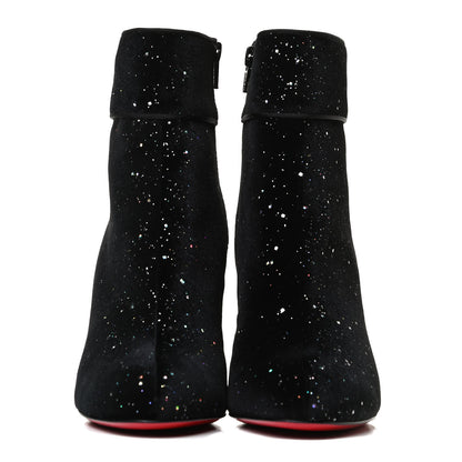 Christian Louboutin Velvet Galactica Moulamax 85 Booties 38.5 Black 2 of 11
