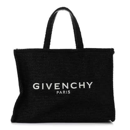 Givenchy Raffia Large G Shopping Tote Black 1 of 10