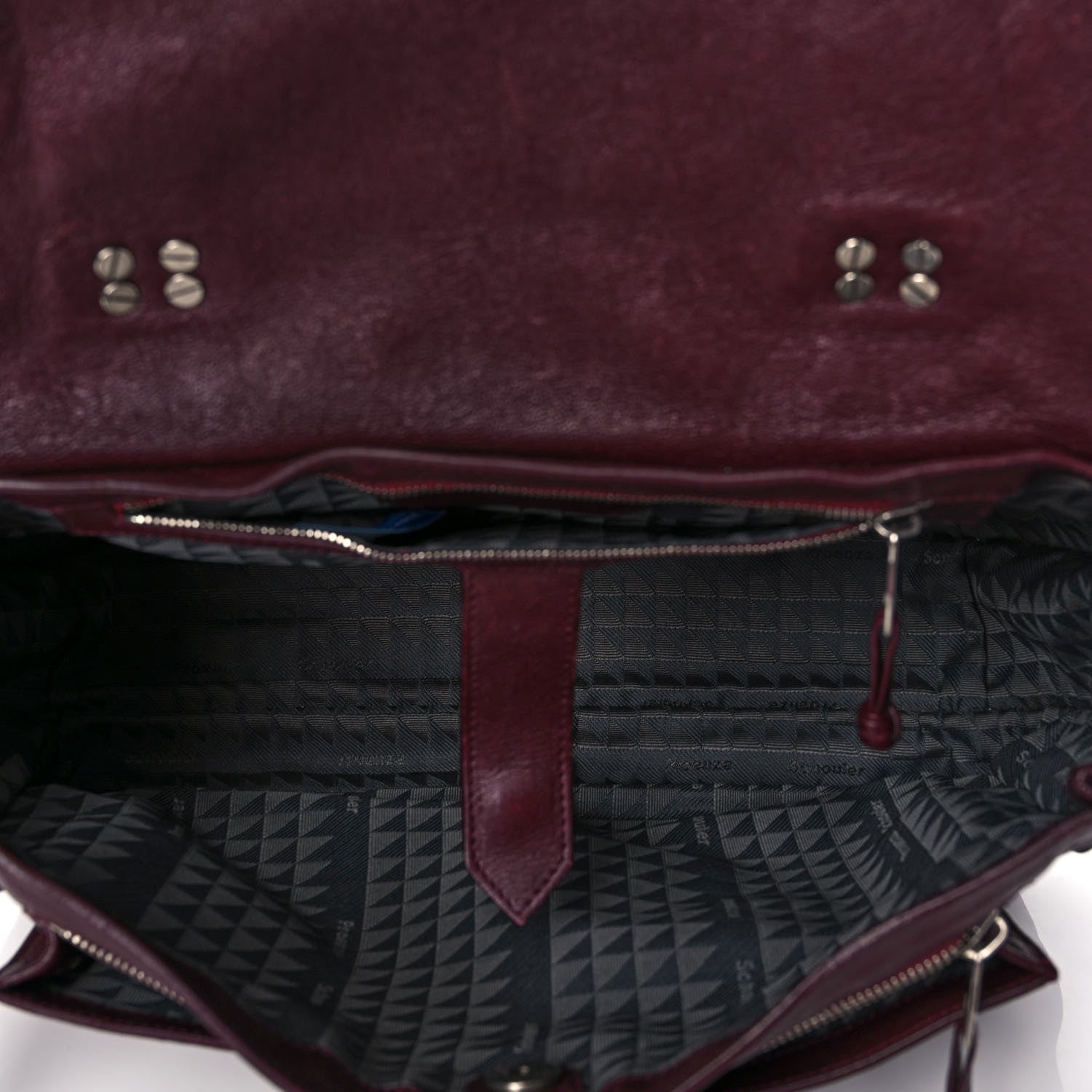 Proenza Schouler Lambskin PS1 Large Satchel Oxblood 4 of 12