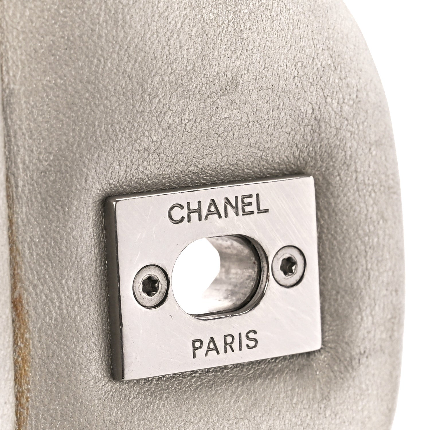 Chanel Metallic Lambskin Quilted Jumbo Single Flap Silver 7 of 11