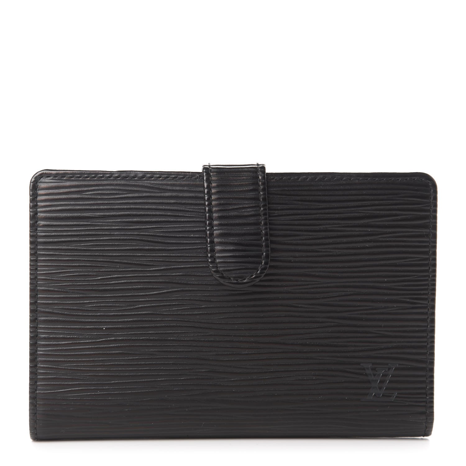 Louis Vuitton Epi French Purse Wallet Black 1 of 7