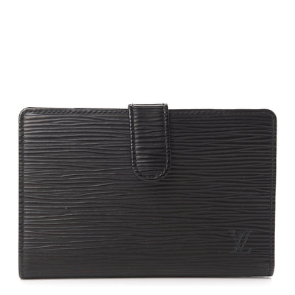 Louis Vuitton Epi French Purse Wallet Black 1 of 7
