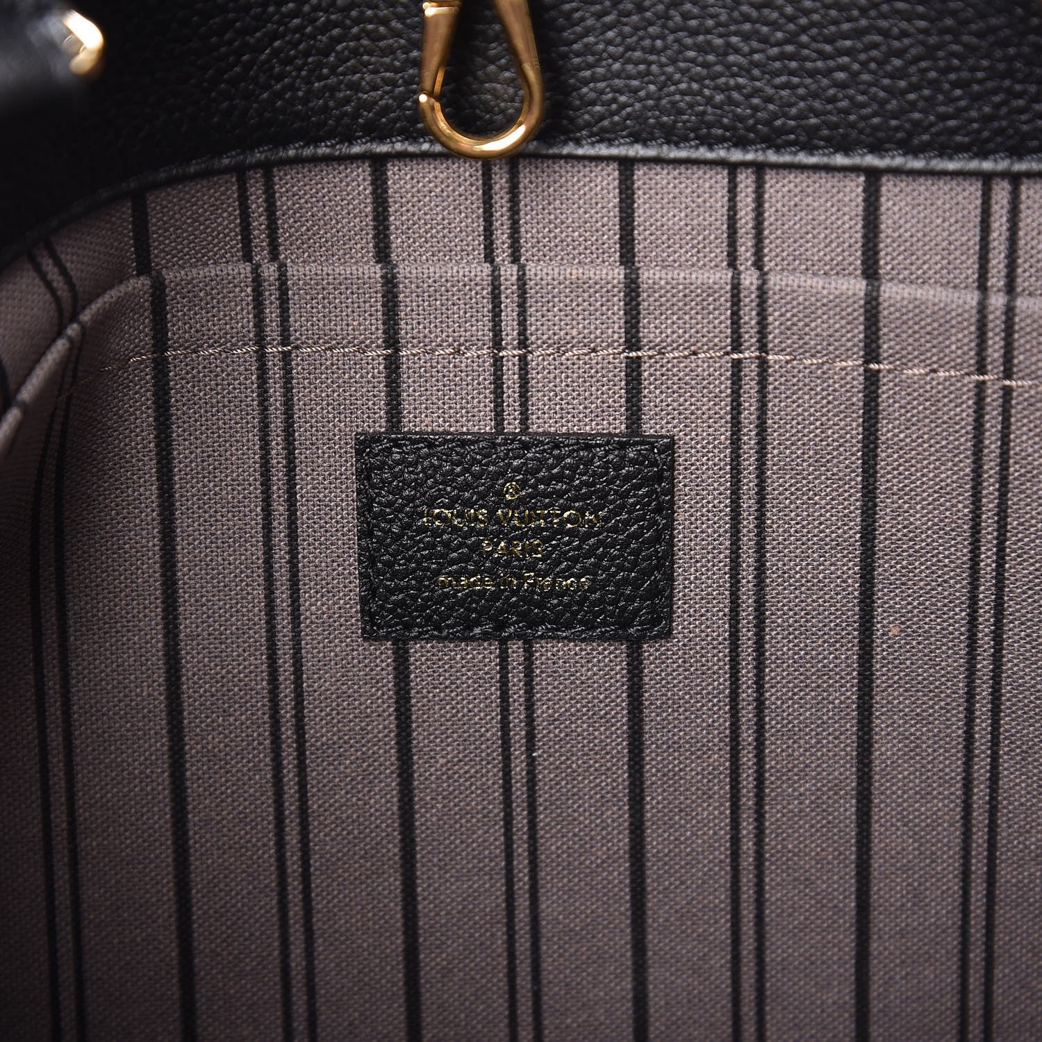 Louis Vuitton Empreinte Montaigne MM Black 6 of 8