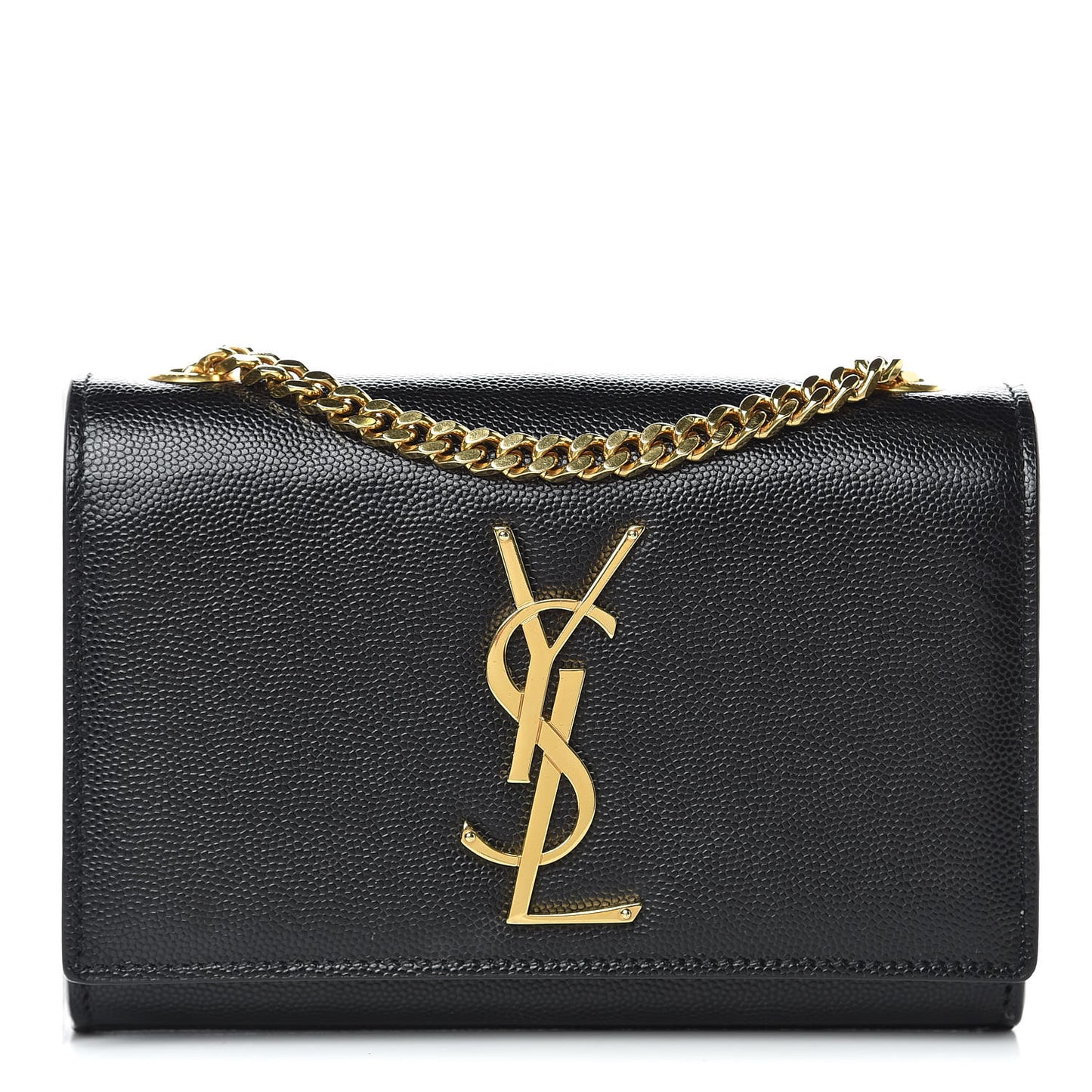 Grain De Poudre Small Monogram Kate Satchel Black