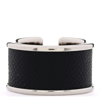 Hermes Madame Calfskin Large Olympe Ring L Black 3 of 4
