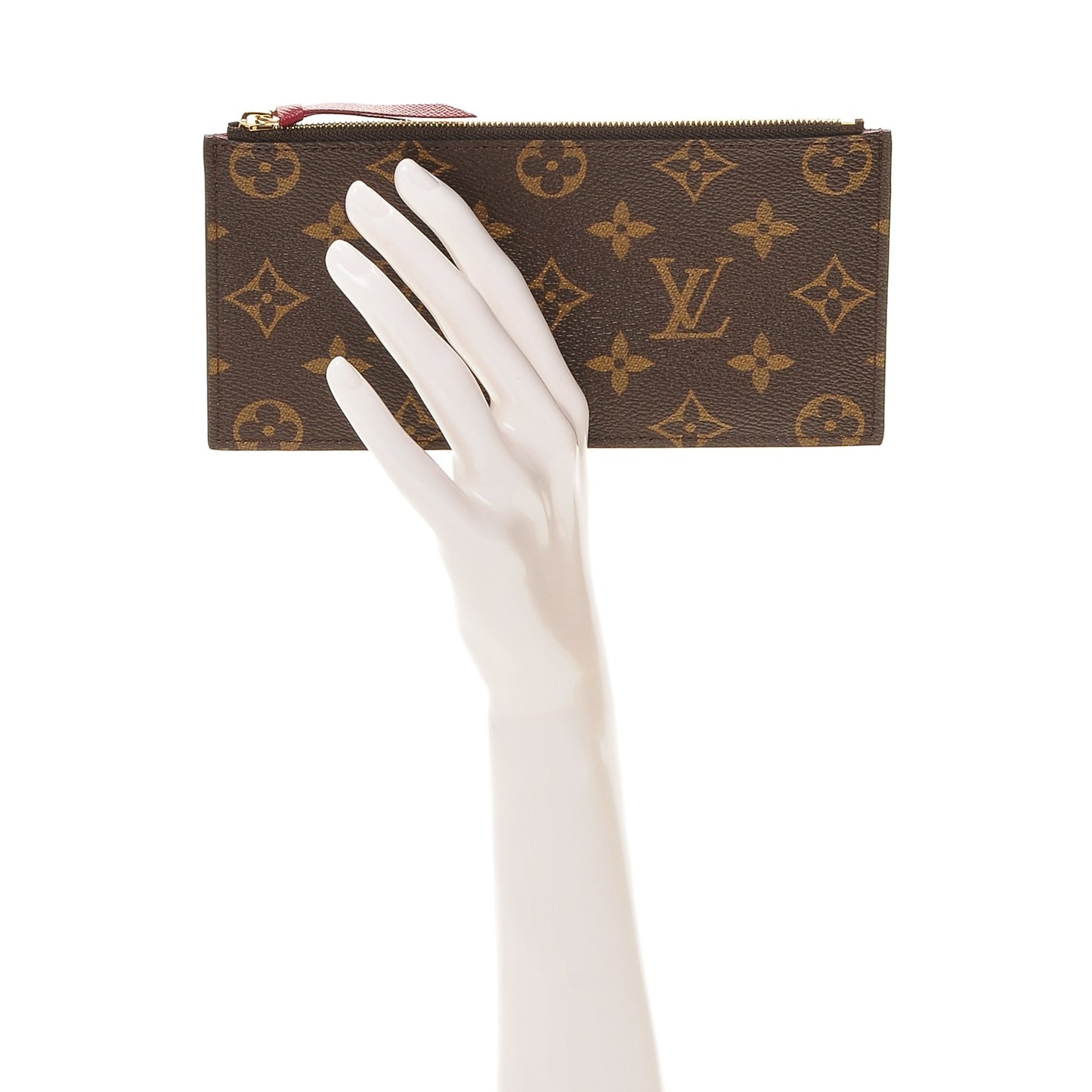 Monogram Felicie Chain Wallet Zippered Insert