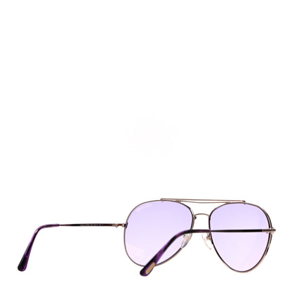 Tom Ford Indiana Aviator Sunglasses TF497 Blue 3 of 7