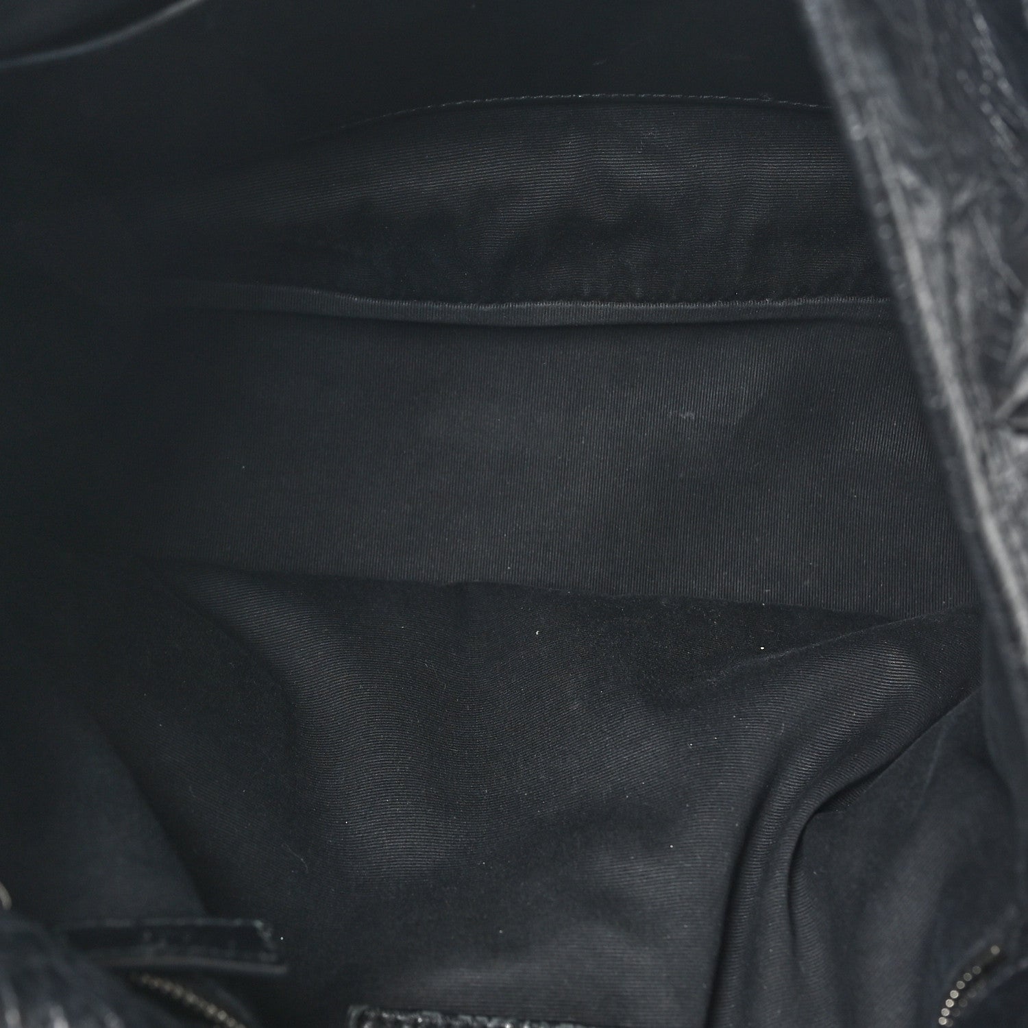 Saint Laurent Crinkled Calfskin Matelasse Monogram Large Niki Chain Satchel Black 5 of 10