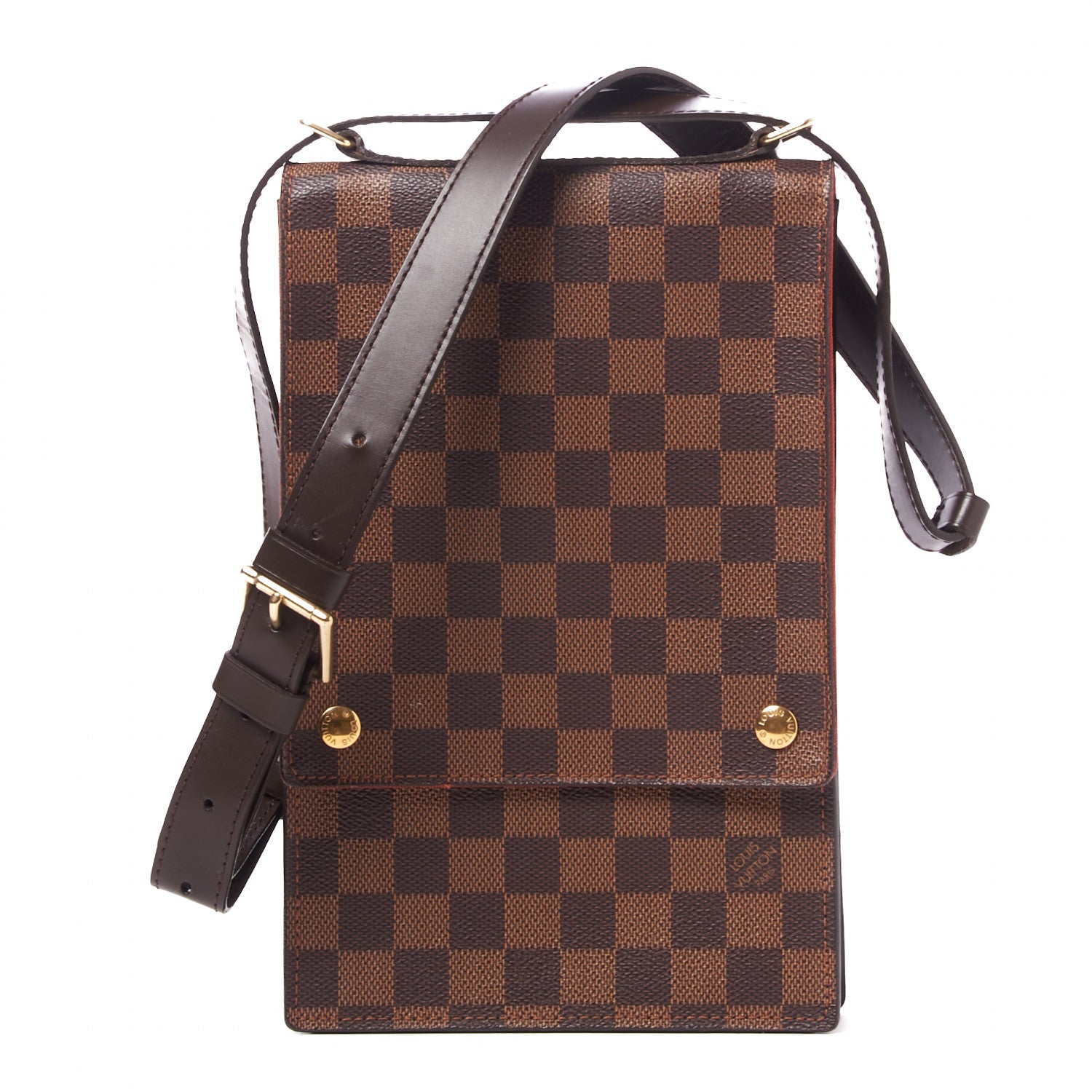 Louis Vuitton Damier Ebene Portobello Travel Shoulder Bag 1 of 7