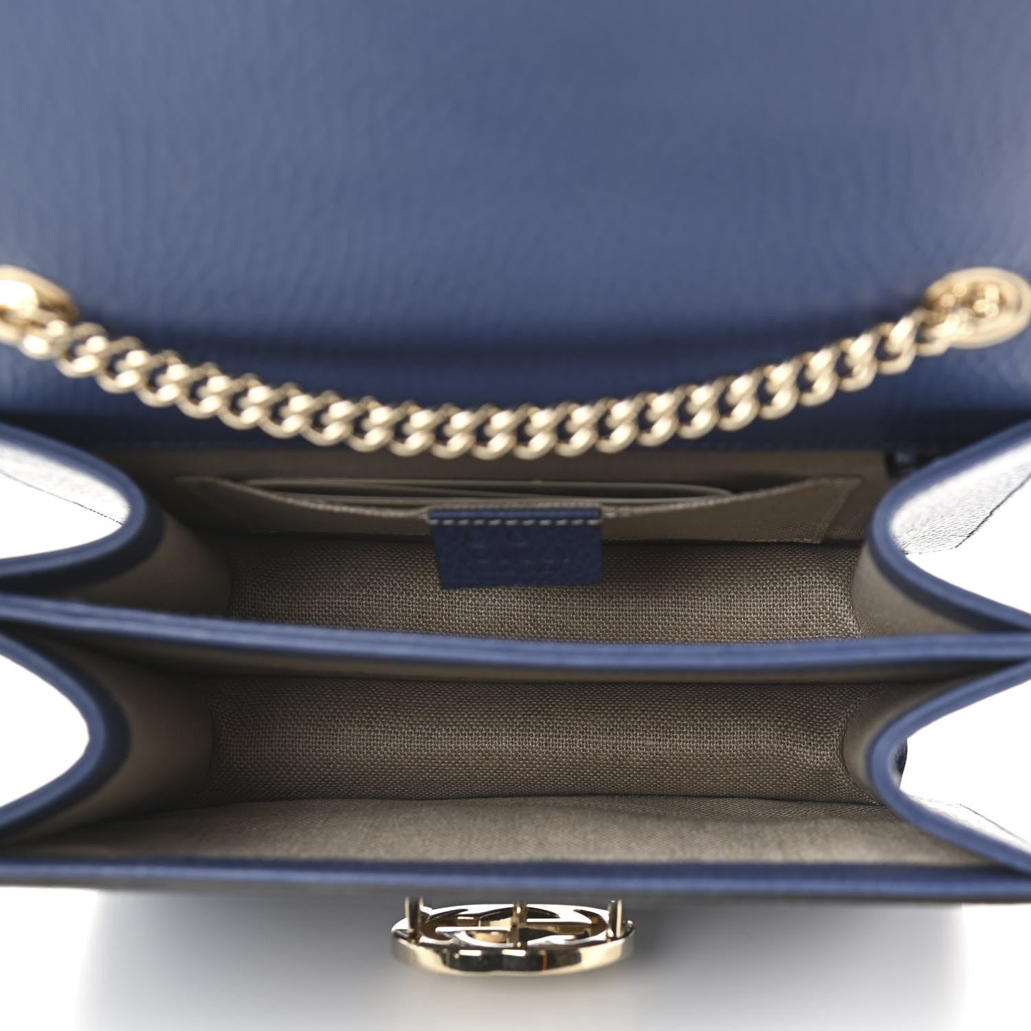 Gucci Dollar Calfskin Small Interlocking G Shoulder Bag Caspian 5 of 11