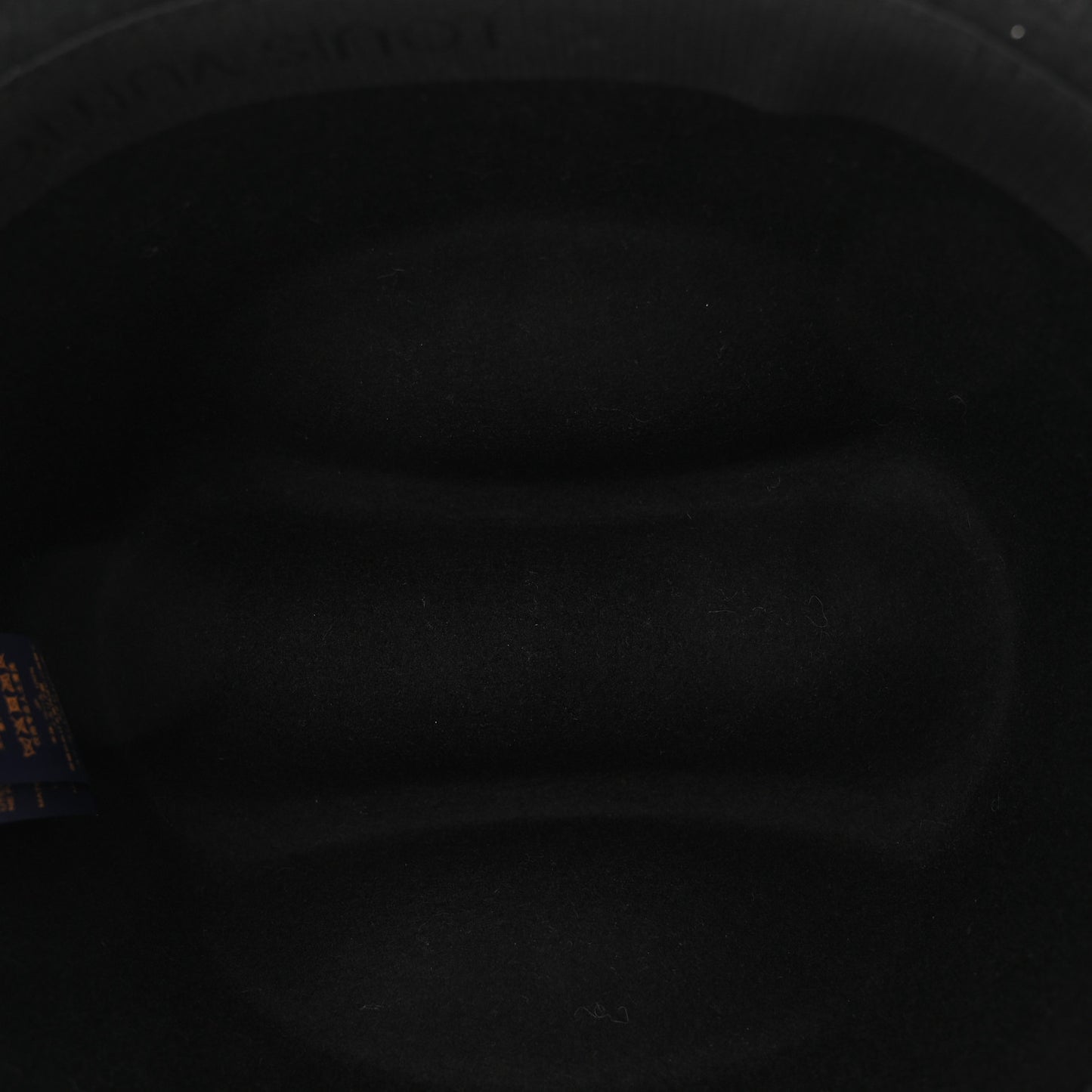 Felt LV Lovers Hat M Black
