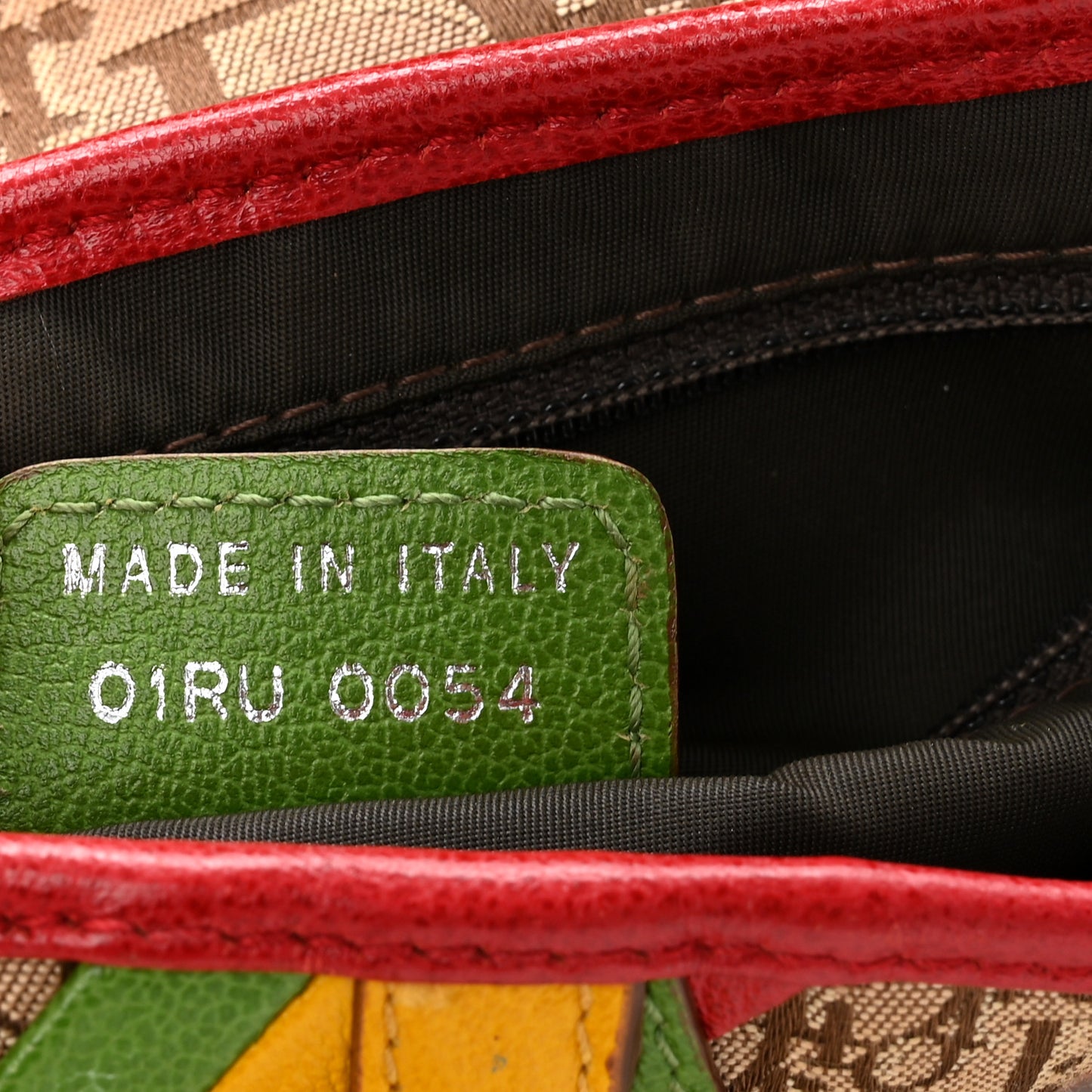 Monogram Rasta Saddle Bag Beige