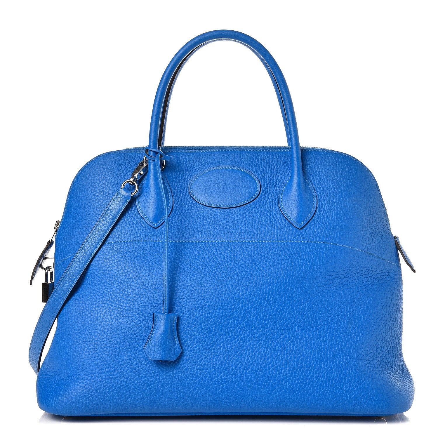 Hermes Taurillon Clemence Bolide 35 Bleu Hydra 1 of 8