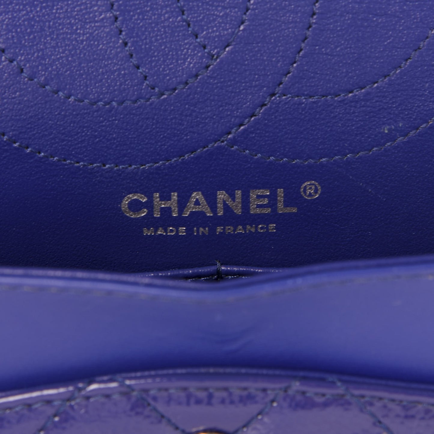 Patent Caviar Quilted 2.55 Reissue 226 Flap Blue