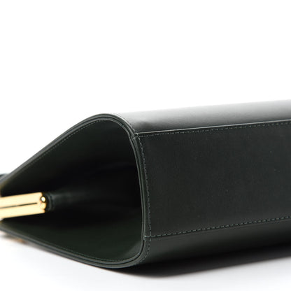 Mansur Gavriel Vegetable Tanned Calfskin Elegant Top Handle Bag Moss 6 of 9