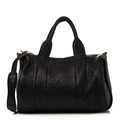 Alexander Wang Pebbled Lambskin Rocco Black Rose Gold Hardware 1 of 4
