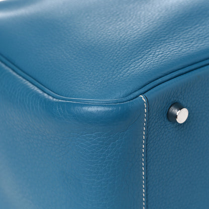Hermes Taurillon Clemence Lindy 34 Bleu Jean 8 of 11