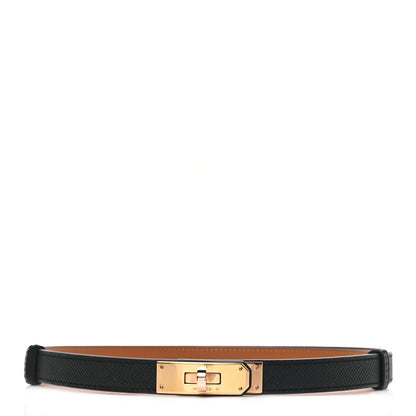 Hermes Epsom Kelly Belt Black 1 of 4