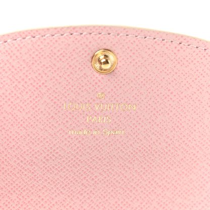 Louis Vuitton Damier Azur Rosalie Coin Purse Rose Ballerine 6 of 8