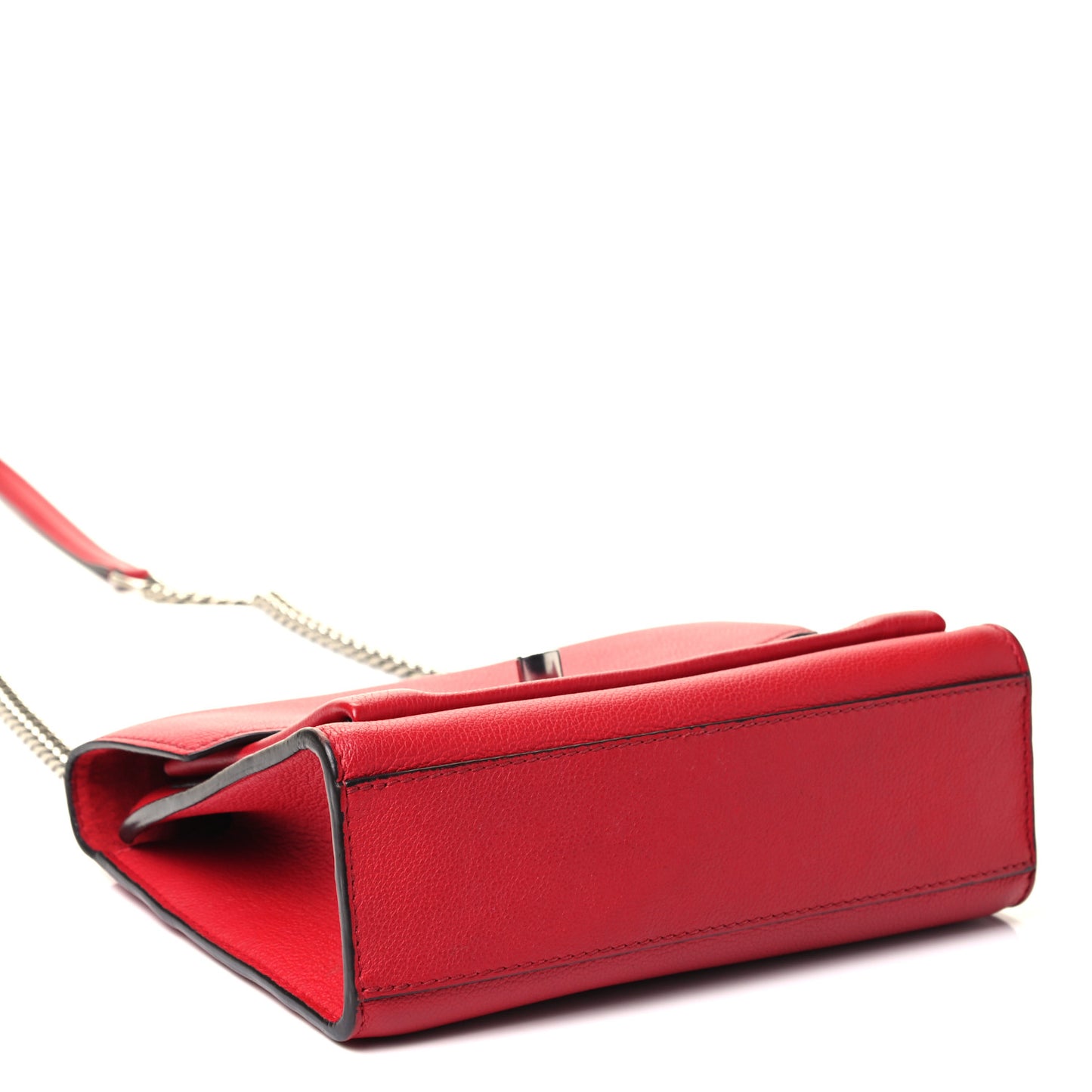 Soft Calfskin Mylockme Chain Bag BB Rubis