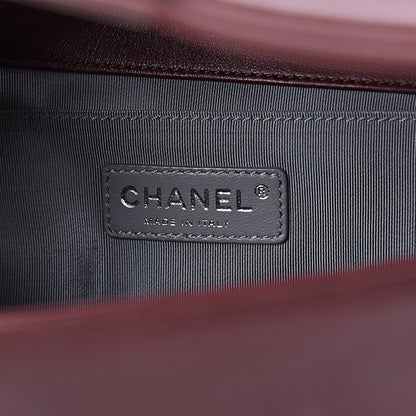 Chanel Lambskin Quilted Medium Boy Flap Burgundy 6 of 13