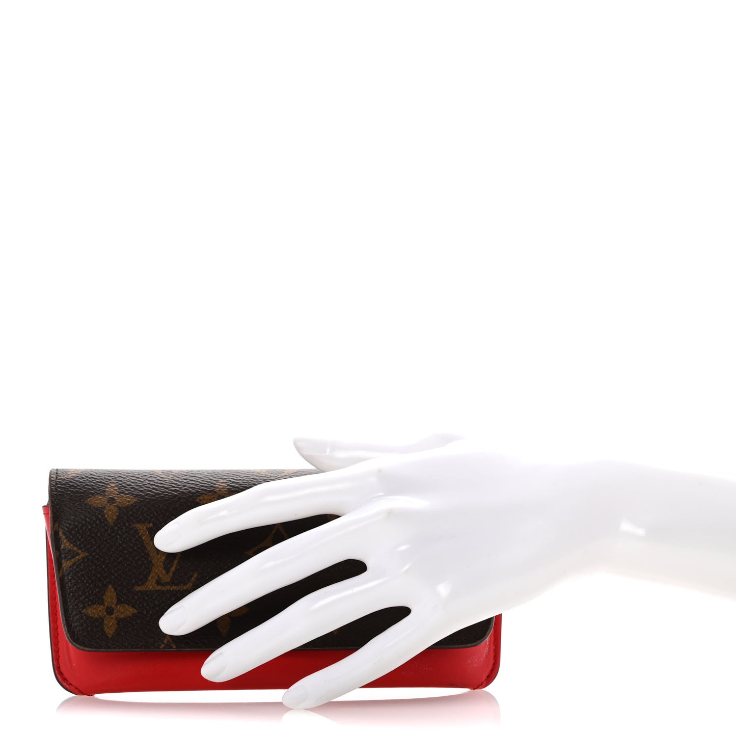 Monogram Woody Glasses Case Rouge