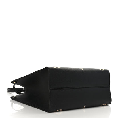 Louis Vuitton Empreinte Monogram Giant Onthego MM Black Beige 4 of 8