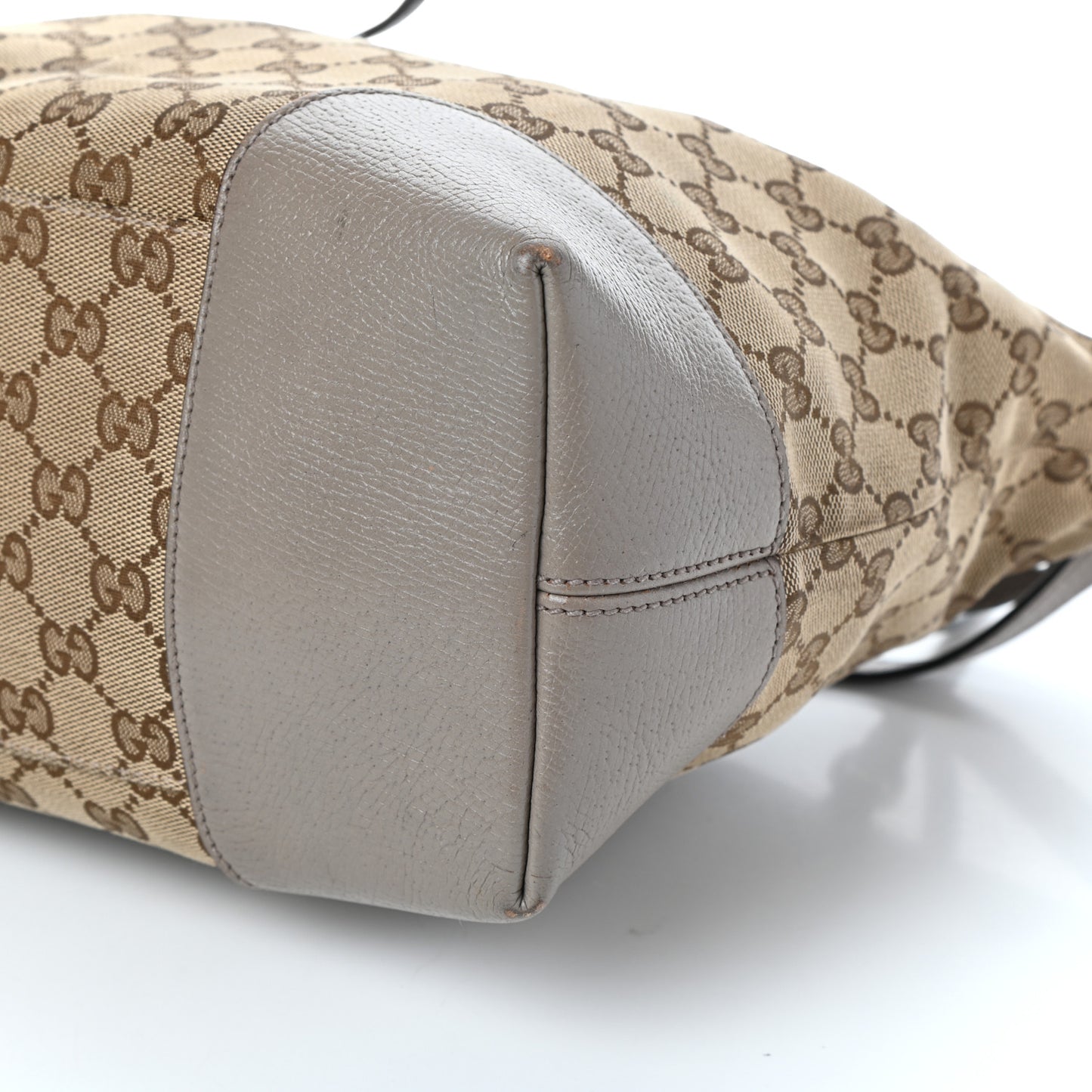 Monogram Medium Bree Foldover Tote Beige