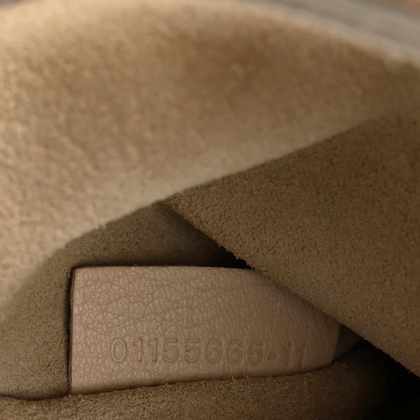 Grained Lambskin Drew Shoulder Bag Motty Grey