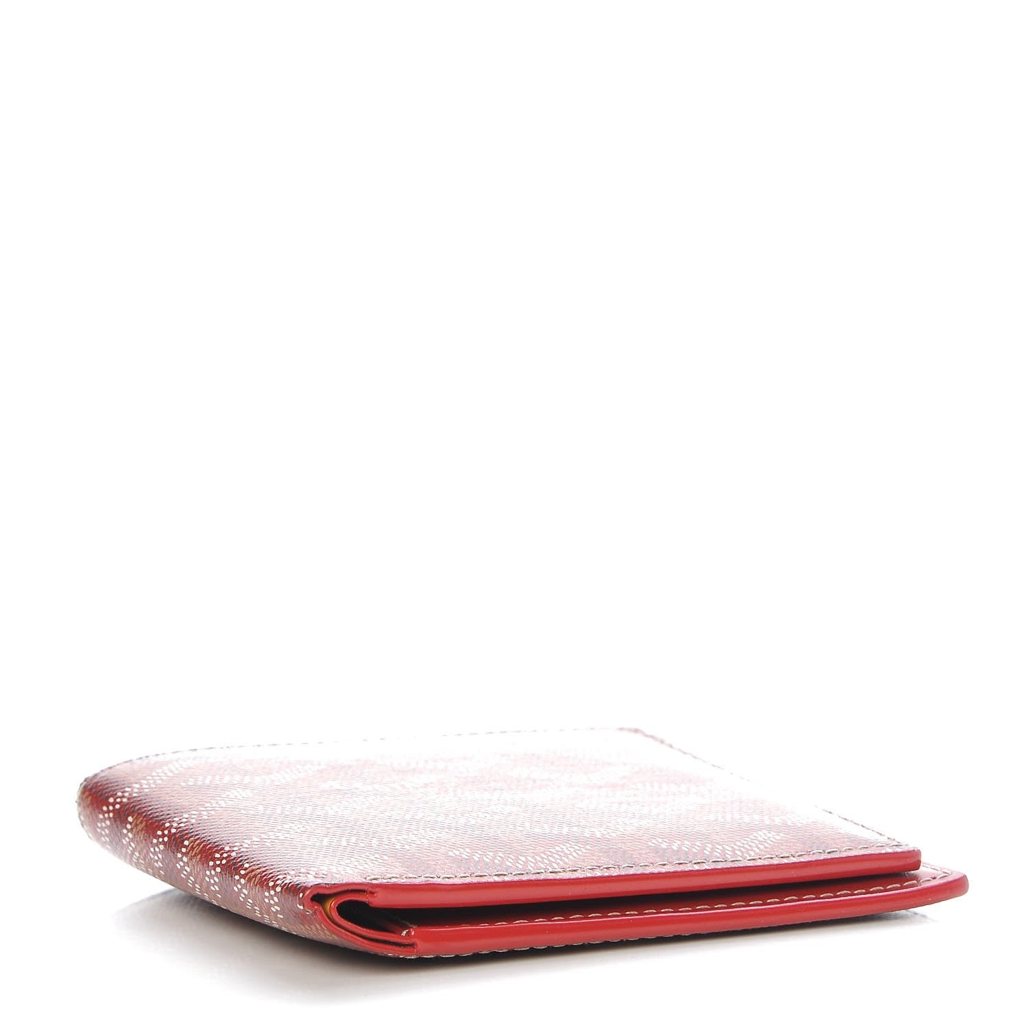 Goyard Goyardine Bifold Victoire PM Wallet Red 4 of 8