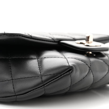 Chanel Calfskin Quilted CC Uniform Flap Belt Bag Black 10 of 11