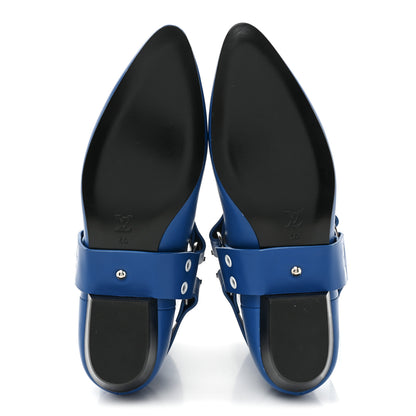 Louis Vuitton Calfskin Rhapsody Ankle Boots 40 Blue 5 of 9