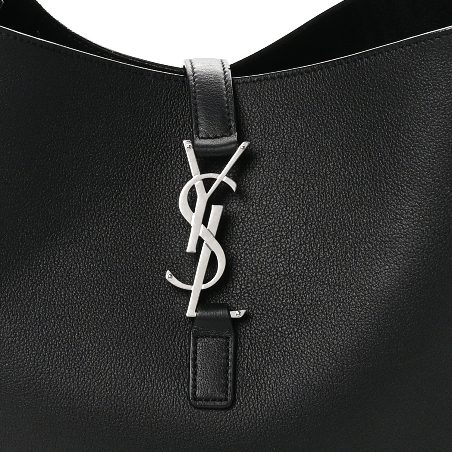 Saint Laurent Smooth Calfskin Large Le 5 A 7 Soft Hobo Black 7 of 9