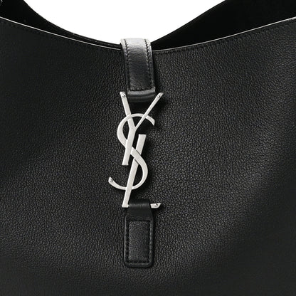 Saint Laurent Smooth Calfskin Large Le 5 A 7 Soft Hobo Black 7 of 9