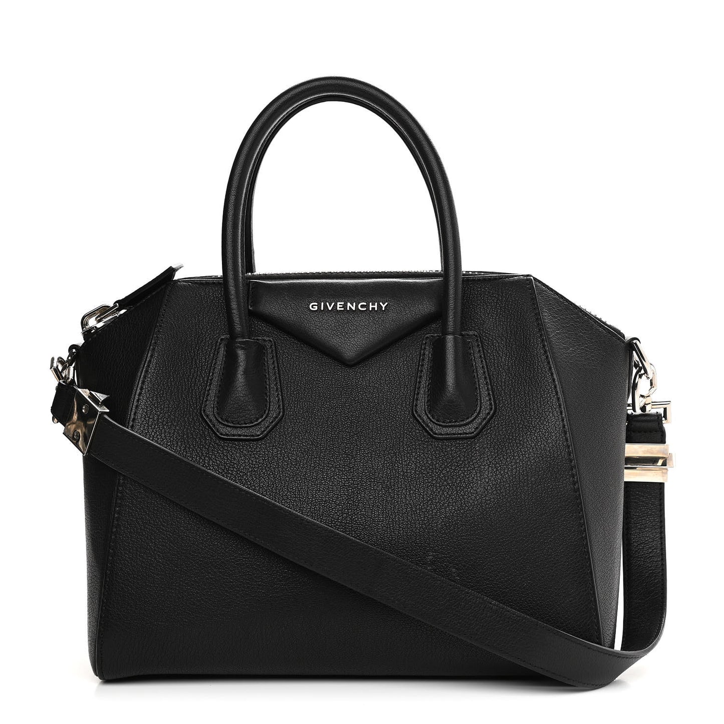 Sugar Goatskin Small Antigona Black