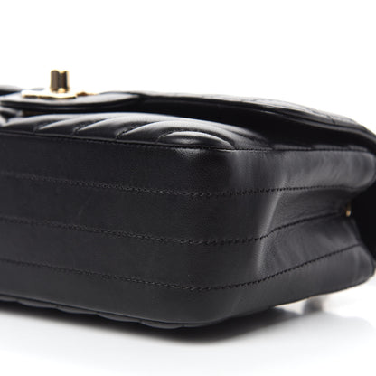 Chanel Lambskin Chevron Quilted Mini Rectangular Flap Black 7 of 11