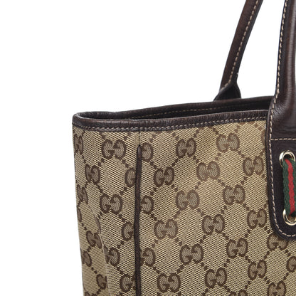 Gucci Monogram Medium Princy Tote Dark Brown 12 of 18