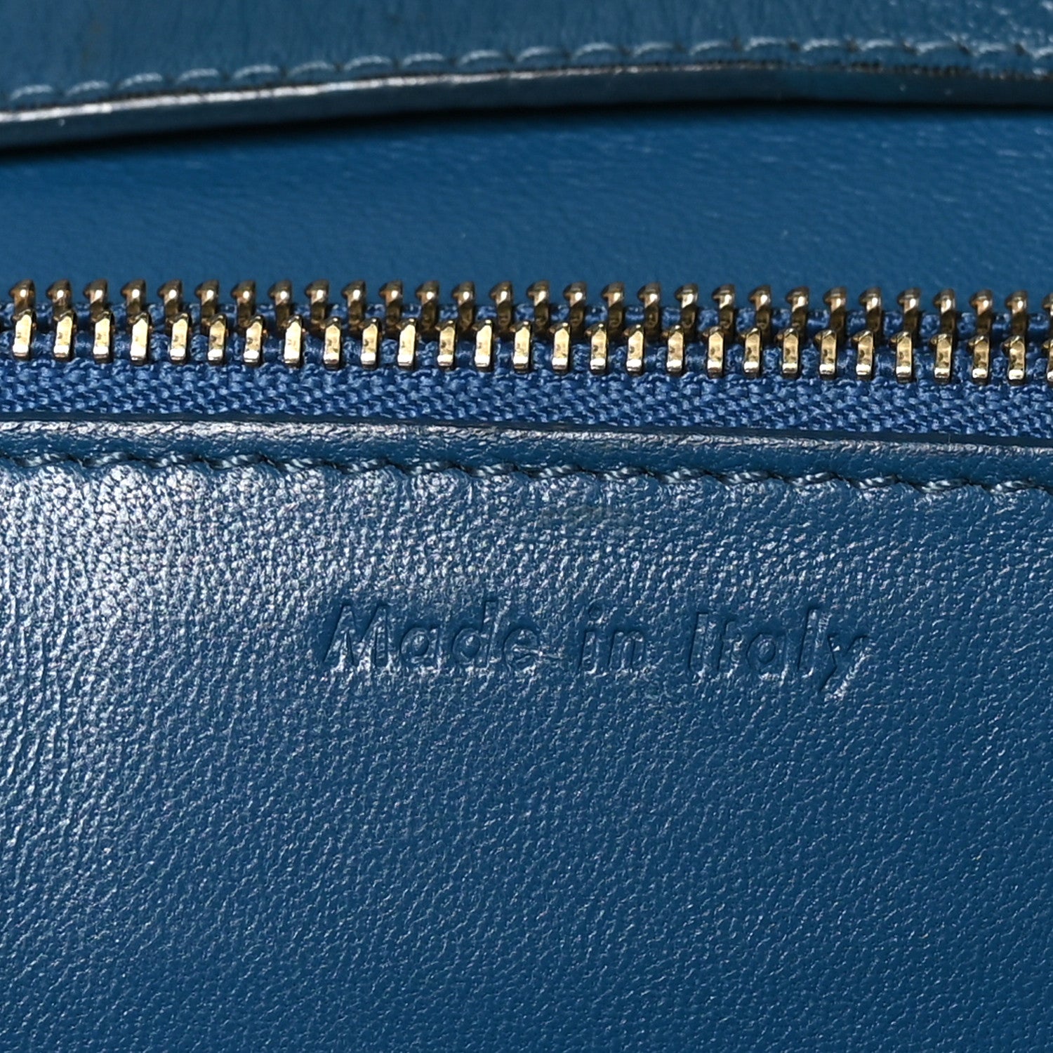 Celine Goatskin Medium Classic Box Flap Bag Deepsea 7 of 12