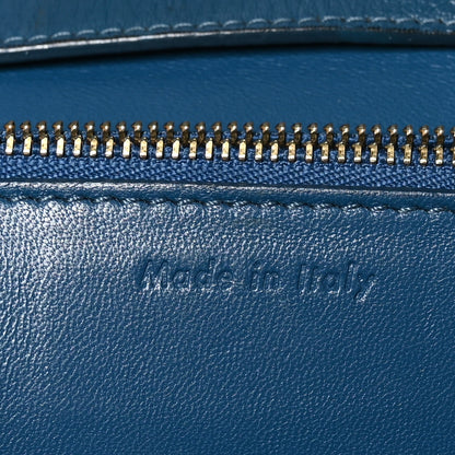 Celine Goatskin Medium Classic Box Flap Bag Deepsea 7 of 12