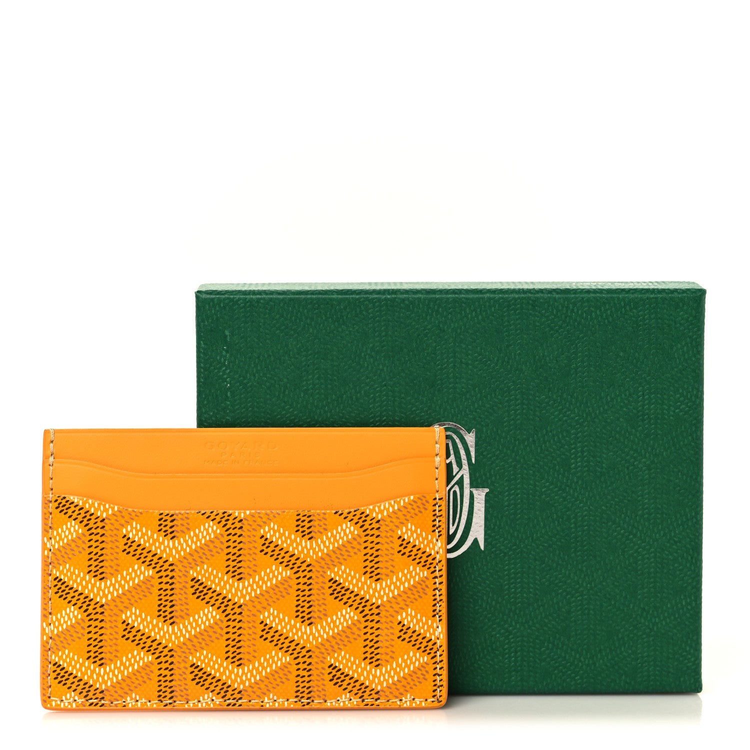 Goyard Goyardine Saint Sulpice Card Holder Yellow 7 of 7