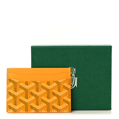 Goyard Goyardine Saint Sulpice Card Holder Yellow 7 of 7