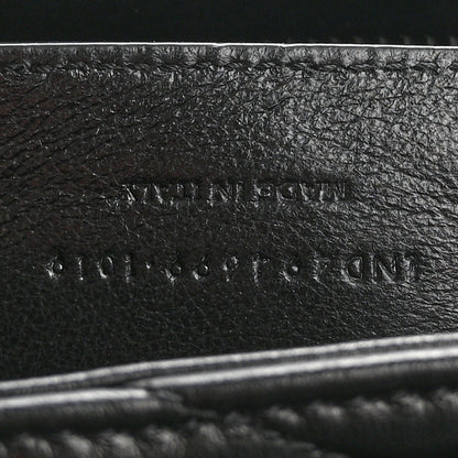 Saint Laurent Calfskin Y Quilted Monogram Monochrome Small Loulou Chain Satchel Black 7 of 12