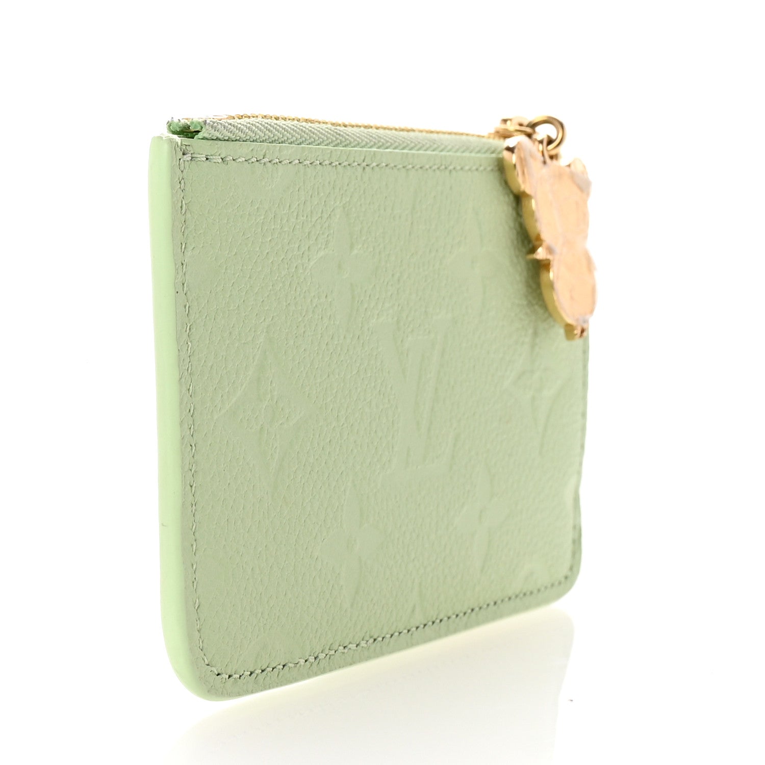 Louis Vuitton LV X TM Monogram Romy Card Holder Green Tea 1677059