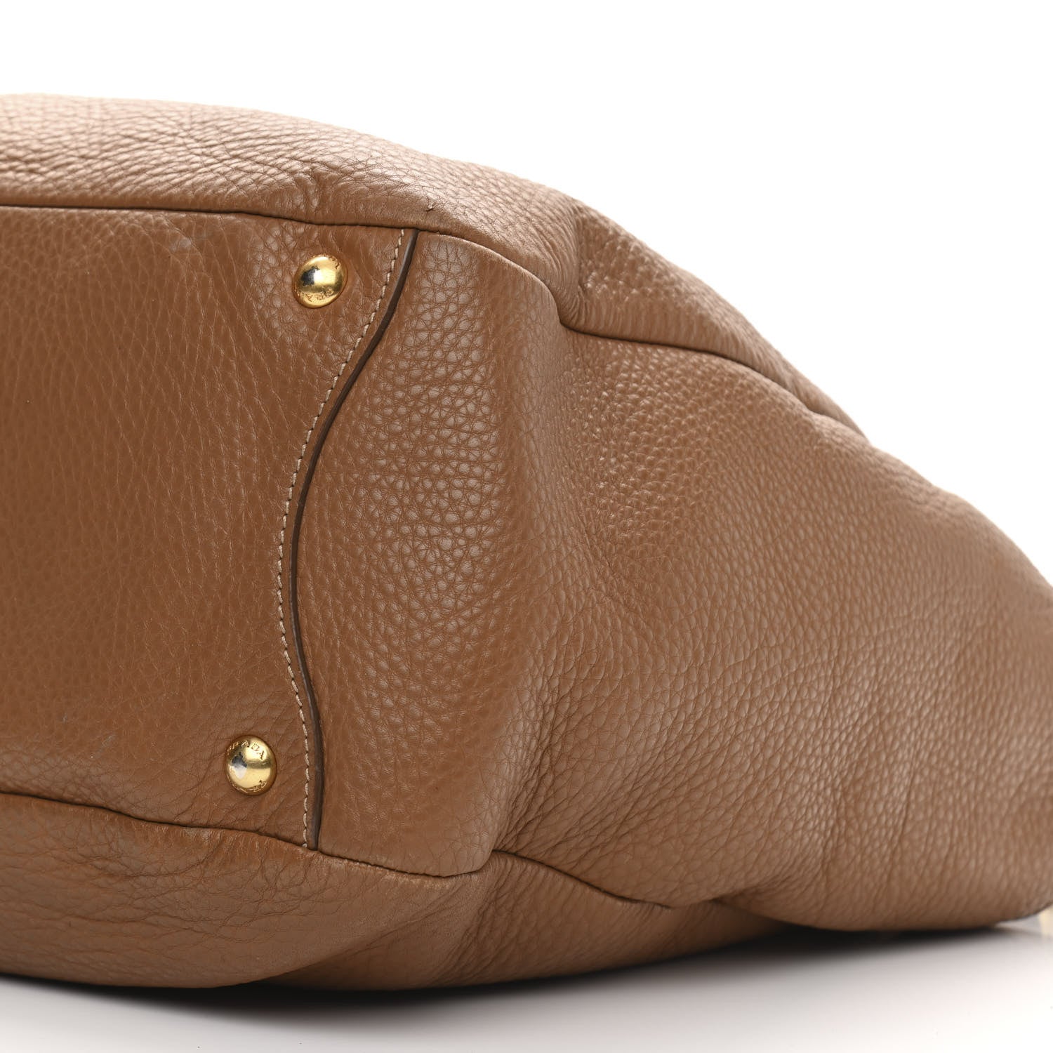 Prada Vitello Daino Side Pocket Hobo Cuoio 10 of 21