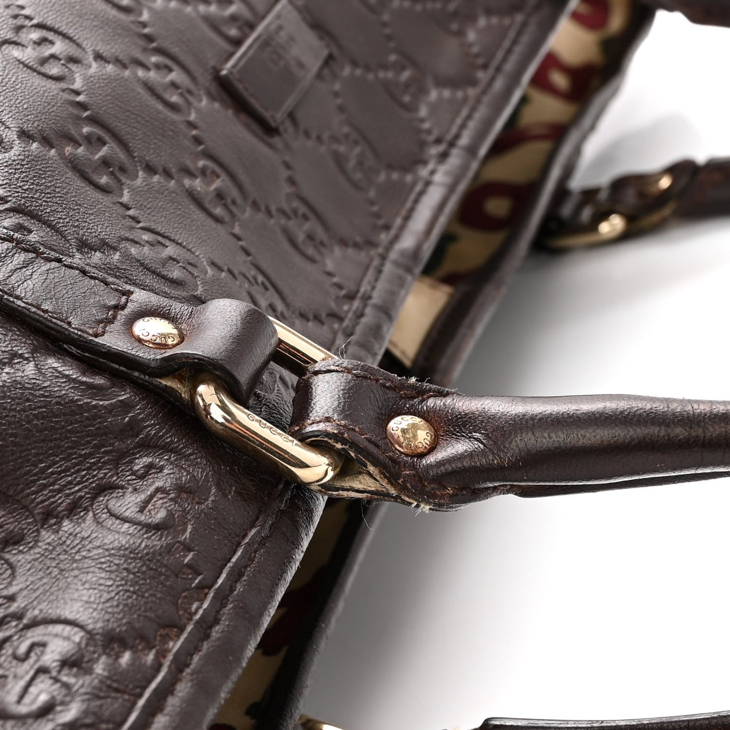 Guccissima Medium Joy Tote Brown