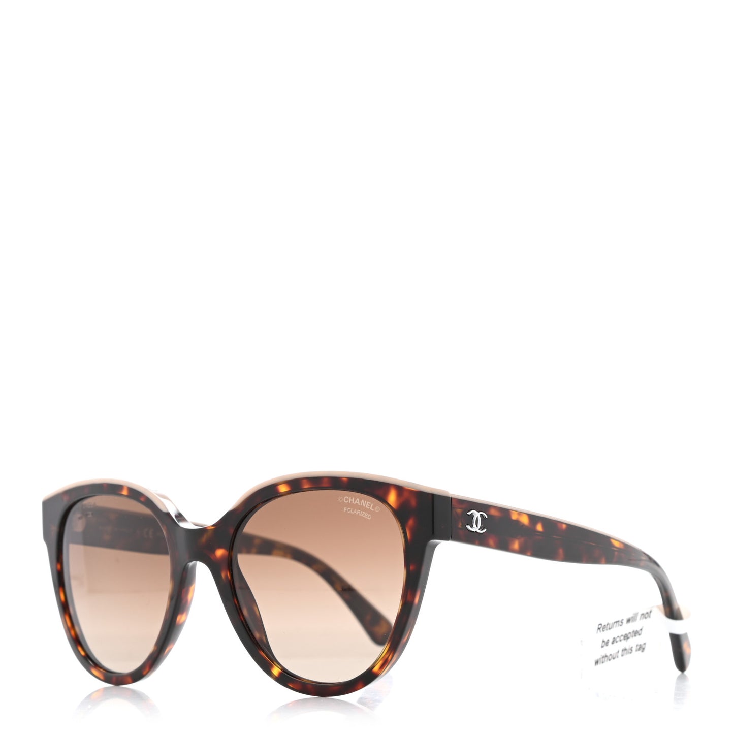 Acetate CC Butterfly Sunglasses 5414 Tortoise Beige