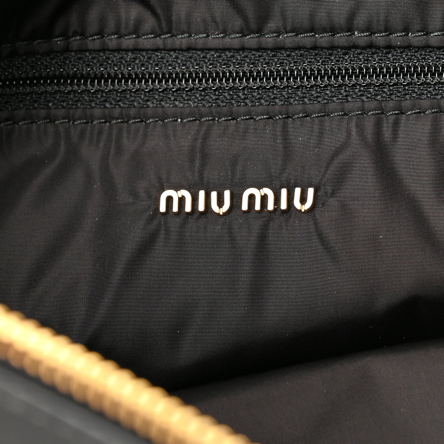 Miu Miu Soft Calf Softy Shoulder Bag Black 6 of 11
