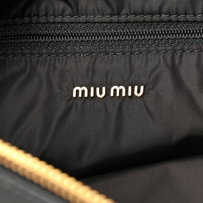 Miu Miu Soft Calf Softy Shoulder Bag Black 6 of 11