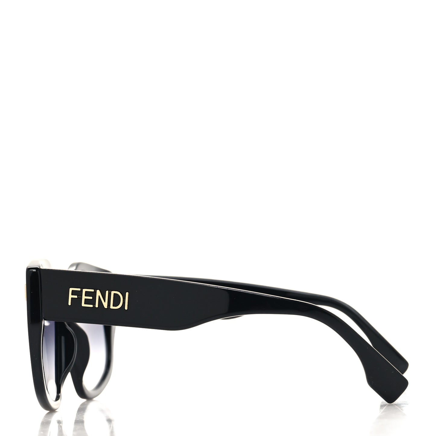 Acetate Fendi Butterfly Sunglasses FE40017I Black