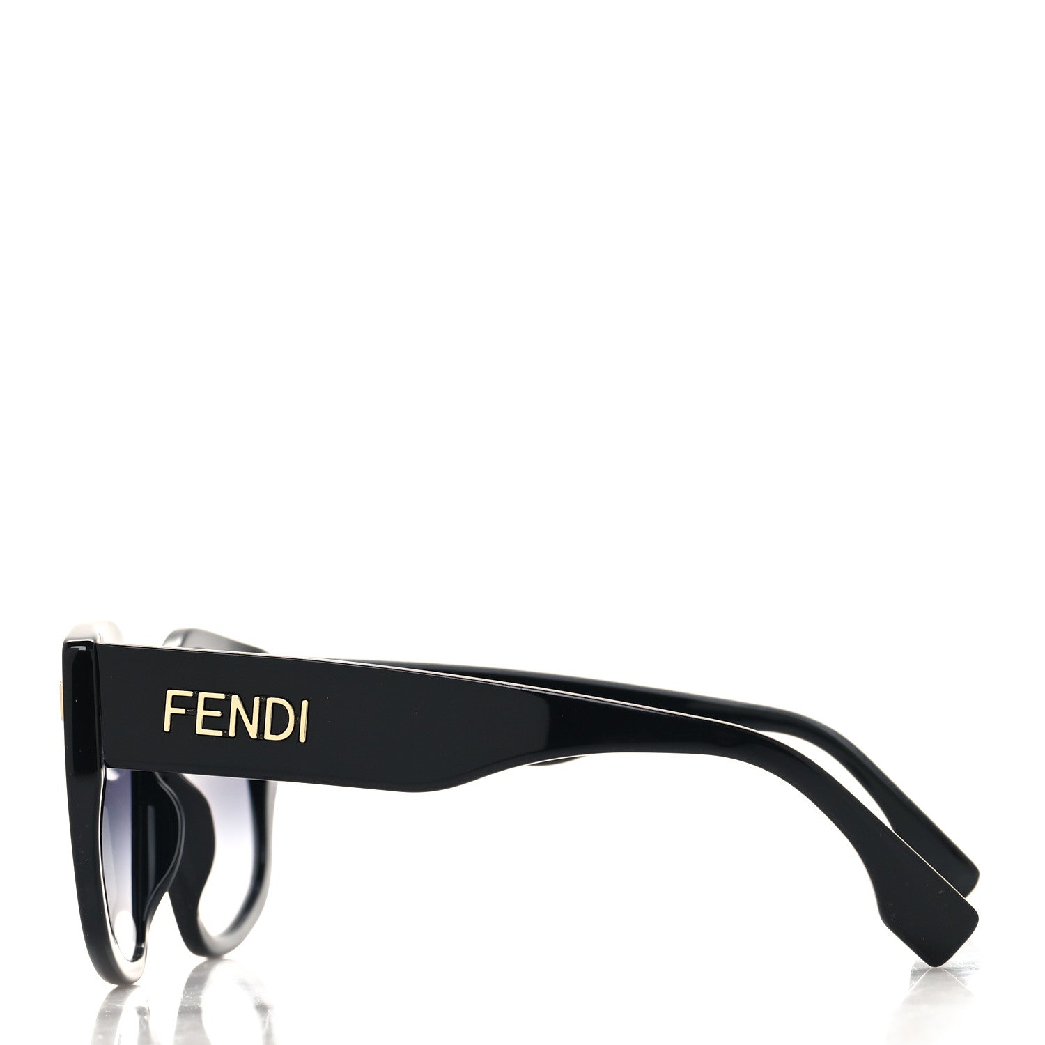 Fendi Acetate Fendi Butterfly Sunglasses FE40017I Black 3 of 7